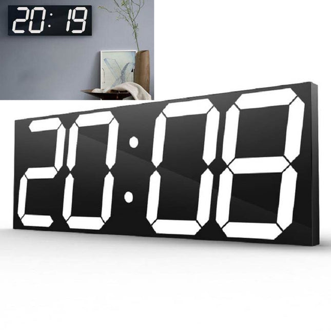 Wall Sticker LED Wall Clock Decorative Clock Creative Acrylic Mirror Clock US Plug, Remote Version Sealed Box