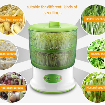 Intelligent Bean Sprouts Maker Household Upgrade Large Capacity Thermostat Green Seeds Growing Automatic Sprout Machine, Intelligent Bean Sprouts Maker