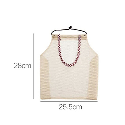 2 PCS Creative Kitchen Vegetable Onion Potato Storage Hanging Bag Hollow Breathable Mesh Bag Kitchen Garlic Ginger Mesh Storage Bag, Mesh Storage Bag