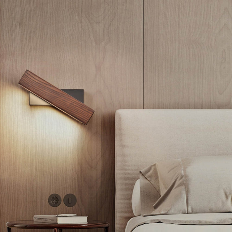 Simple Rotatable Bedside Bedroom Wall Lamp Warm Night Light