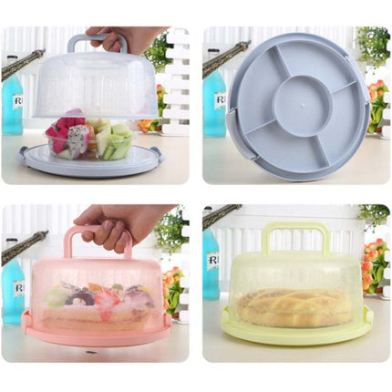Plastic Round Handle Storage BoxePortable Cake Box