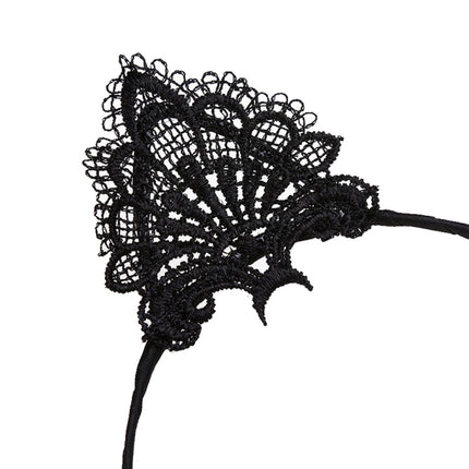 Women Lace Lovely Cat Ear Hairband Head Chain