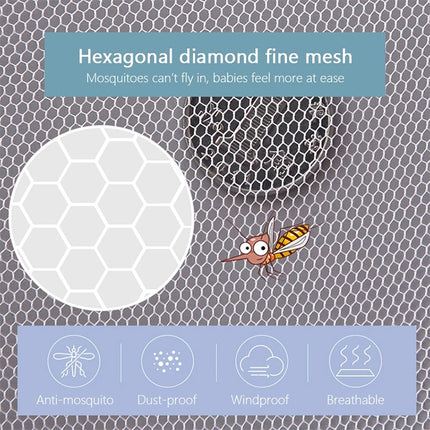 3 PCS 150cm Baby Pushchair Mosquito Insect Shield Net Safe Infants Protection Mesh Stroller Accessories Mosquito Net