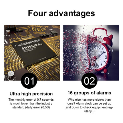 Multifunctional LED Wall Clock Creative Digital Clock