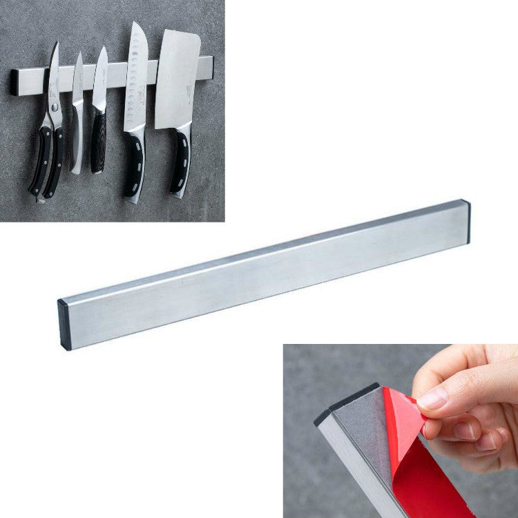 Stainless Steel Knife Holder Kitchen Rack Magnetic Suction Knife Holder, 30cm Red Gum, 30cm Free Nail Glue, 40cm Red Gum, 40cm Free Nail Glue, 50cm Red Gum, 50cm Free Nail Glue