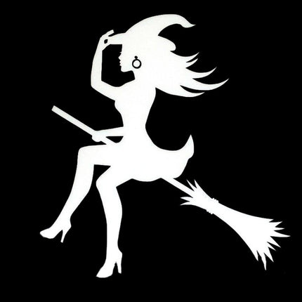 Sexy Witch Fashion Car Sticker Vinyl Decals Decor, Size: 15x14cm, Sexy Witch