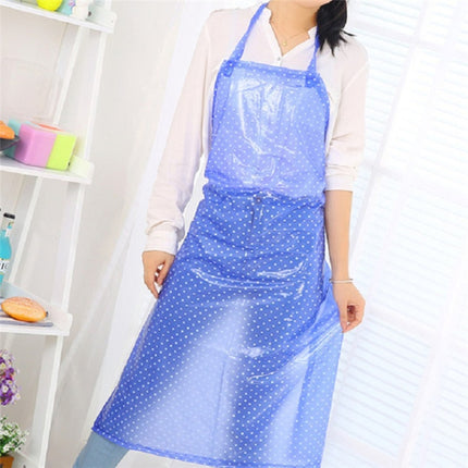 Transparent Waterproof Oil-proof Stain-resistant and Anti-hardening Apron