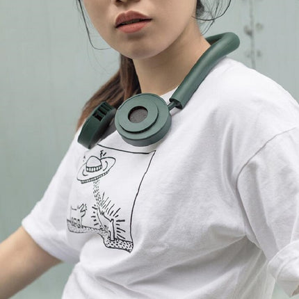 USB Charging Fan Portable Mini Hanging Neck Fan