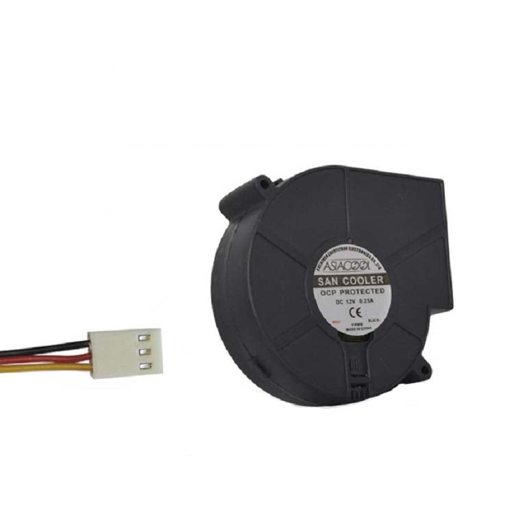 ASIACOOL Silent Turbo Blower Fan, 5015 12V, 7530 12V, 9733 12V