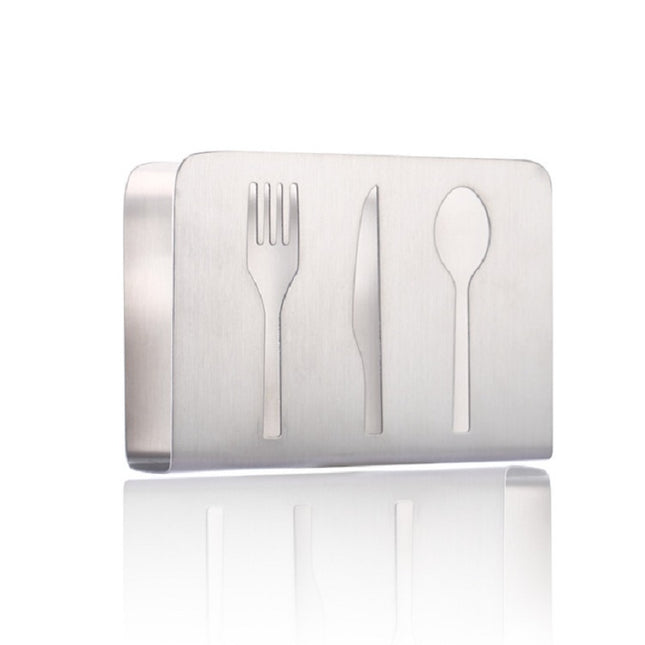 Restaurant Hotel Napkin Nolder Paper Towel Holder Stainless Steel Square Towel Holder, Tableware (Sanding), Grilles (Sanding), Grilles (Bright Light), Plant (Sanding), Lovers (Sanding)
