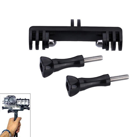 Double Bracket with Screw Mount Adapter for GoPro