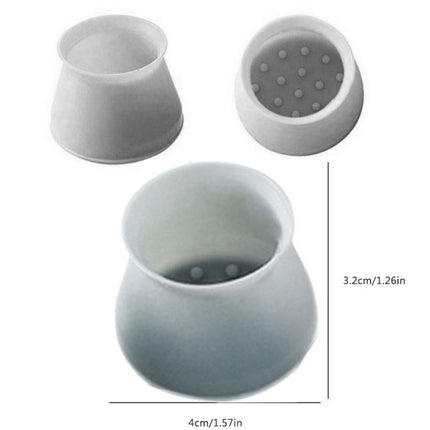 4pcs Universal Silicone Table and Chair Foot Protection Cover