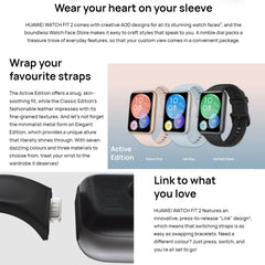 Original Huawei WATCH FIT 2 Smart Sports Watch, Black, Gray, White