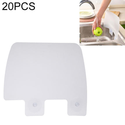 20 PCS Suction Cup Splash-proof Baffle Pool Partition Board Oil Baffle Plate, Splash-proof Baffle