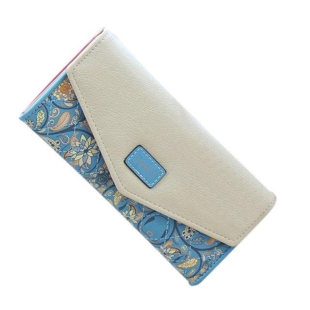 Fashion Ladies Leather Clutch Bag Purse Long Cartoon Wallet Coin Purse