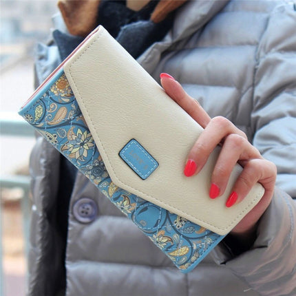 Fashion Ladies Leather Clutch Bag Purse Long Cartoon Wallet Coin Purse