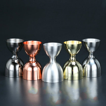 Stainless Steel Wine Measurer Ounce Cup Mixing Measuring Cup, Rose Gold, Gun Black, Tyrant Gold, Bronze, Mirror Light