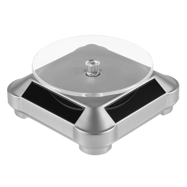 110*110*50mm Solar Showcase Automatic Rotating Stand 360 Turntable For Necklace Bracelet Watch Display, TBD0155001101A, TBD0155001101B, TBD0155001101C, TBD0155001101D