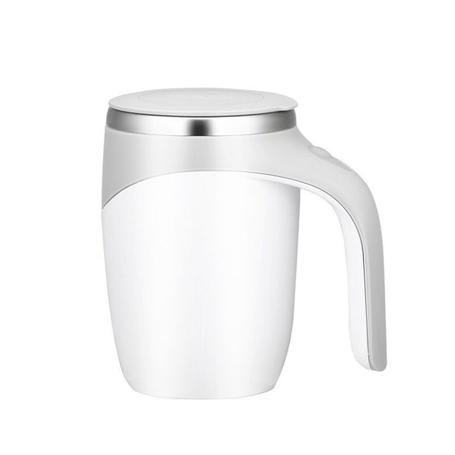 Electric Stirring Cup Milkshake Coffee Stirring Cup, Electric (White), Electric (Brown)
