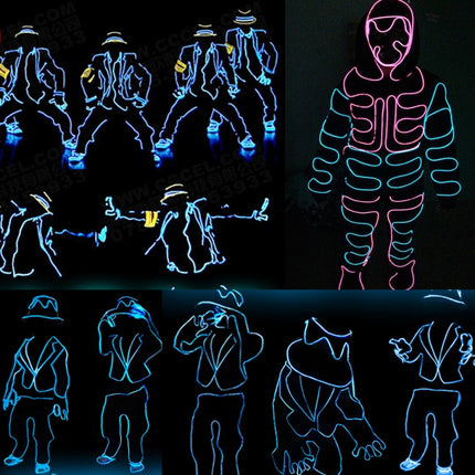 Flexible LED Light EL Wire String Strip Rope Glow Decor Neon Lamp USB Controlle  3M Energy saving Mask glasses glow line F277, TBD0156472001A, TBD0156472001B, TBD0156472001C, TBD0156472001D, TBD0156472001E, TBD0156472001F, TBD0156472001G, TBD0156472001...