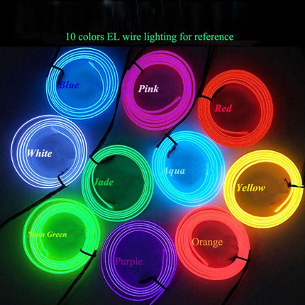 Flexible LED Light EL Wire String Strip Rope Glow Decor Neon Lamp USB Controlle  3M Energy saving Mask glasses glow line F277, TBD0156472001A, TBD0156472001B, TBD0156472001C, TBD0156472001D, TBD0156472001E, TBD0156472001F, TBD0156472001G, TBD0156472001...