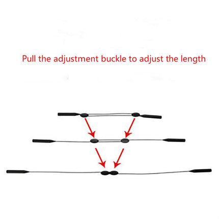 Adjustable Glasses Lanyard Sports Glasses Non-slip Ear Hook Cover, Size:25cm for Children, 25cm for Children, 30cm for Adult, 35cm for Adult