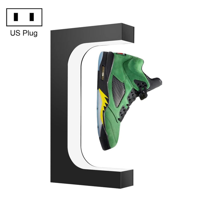 LM-001 LED Lighting Magnetic Levitation Shoes Display Stand, 20mm Black+White Light, 20mm White+White Light, 20mm Black+Color Light+RC, 20mm White+Color Lamp+RC, 28mm Black+White Light, 28mm White+White Light