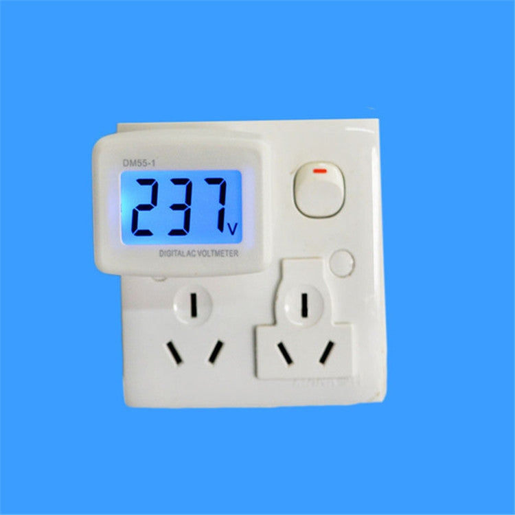 Digital Voltmeter LCD Display LCD Voltmeter Plug-type Electric Meter