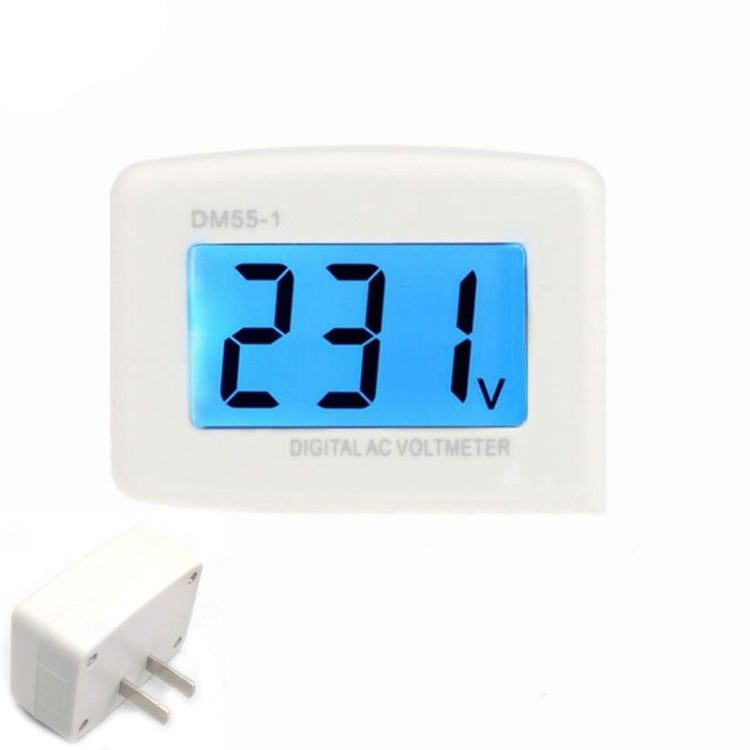 Digital Voltmeter LCD Display LCD Voltmeter Plug-type Electric Meter