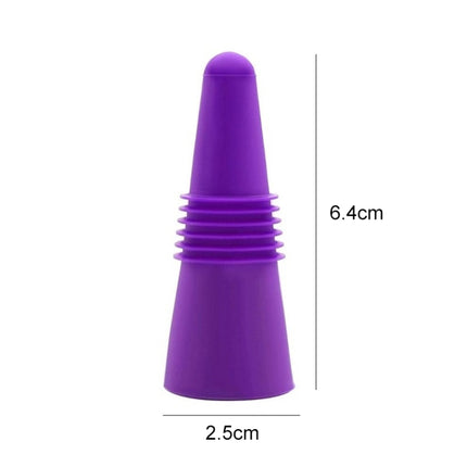 Food Grade Silicone Wine Stopper Creative Preservation Bottle Stopper, Preservation Bottle Stopper(Purple), Preservation Bottle Stopper(Red), Preservation Bottle Stopper(Blue), Preservation Bottle Stopper(Green)