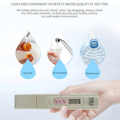 Digital TDS Meter Tester Filter Water Quality Purity Tester Drinking Water Minerals Testing Tool