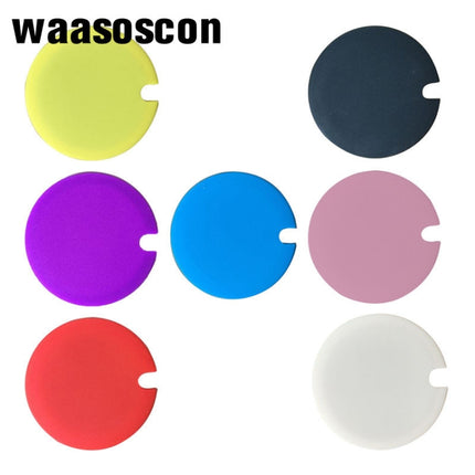 5 PCS Creative Cup Lids Food-grade Silicone Cup Cover Heat-resistant Safe Healthy Silicone Lid with Gap