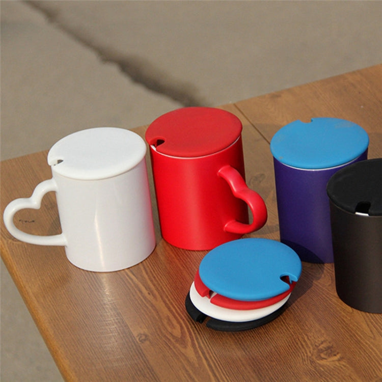 5 PCS Creative Cup Lids Food-grade Silicone Cup Cover Heat-resistant Safe Healthy Silicone Lid with Gap