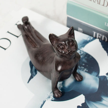 Yoga Cat Animal Figurine Home Decoration Crafts