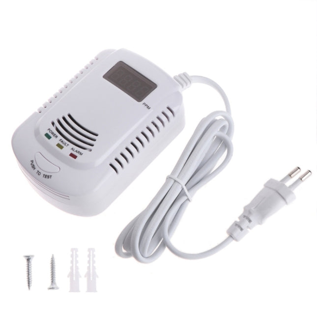 Coalgas Natural Gas Methane Propane Leak Detector Tester Measurer Home Security Tool, EU Plug