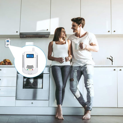 Coalgas Natural Gas Methane Propane Leak Detector Tester Measurer Home Security Tool, EU Plug