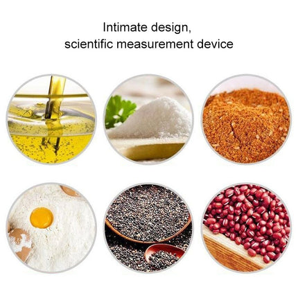 Kitchen Tool Plastic Measuring Spoon Adjustable Baking Tool Measuring Spoon, 1 Large 1 Small Set, 4 PCS Small, 3 PCS Large