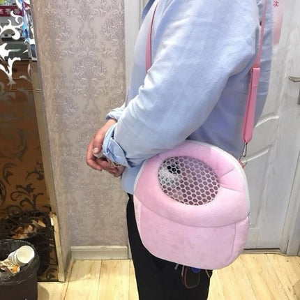 Pet Bag Small Pet Hamster Carrier Pure Color Leash Travel Bag, S, M, L