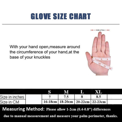 Outdoor Sports Hiking Winter Leather Soft Warm Bike Gloves For Men Women, L, M, S, XL