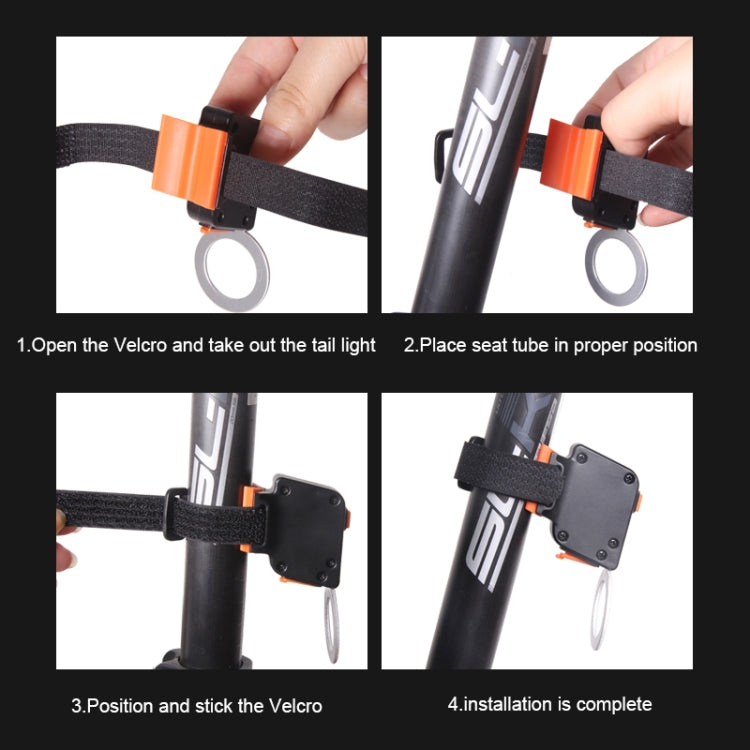 Multi Lighting Modes Bicycle Light USB Charge Led Bike Light Flash Tail Lights for Mountains Bike Seatpost