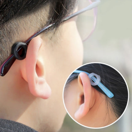 5 Pairs Glasses Ear Hooks Round Anti Slip Silicone Grips Eyeglasses Accessories