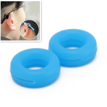 5 Pairs Glasses Ear Hooks Round Anti Slip Silicone Grips Eyeglasses Accessories