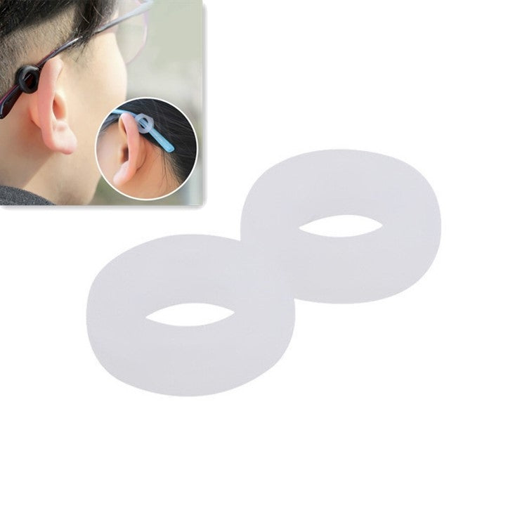 5 Pairs Glasses Ear Hooks Round Anti Slip Silicone Grips Eyeglasses Accessories