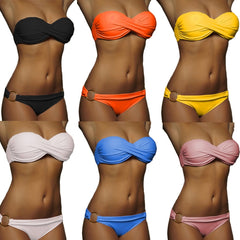 Summer Sexy Women Bikini Set Beachwear Push Up Bathing Suits