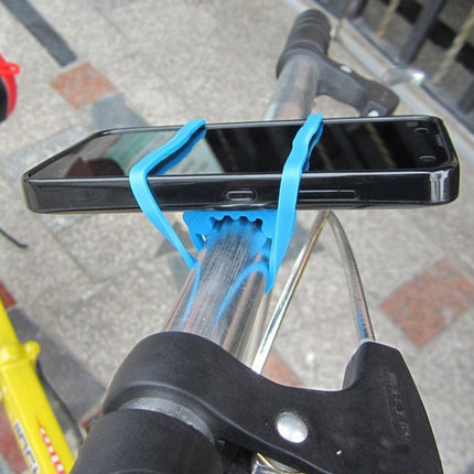 5 PCS Silicon Strap Mountain Road Bike Torch Phone Flashlight  Elastic Bandage Bicycle Light Mount Holder