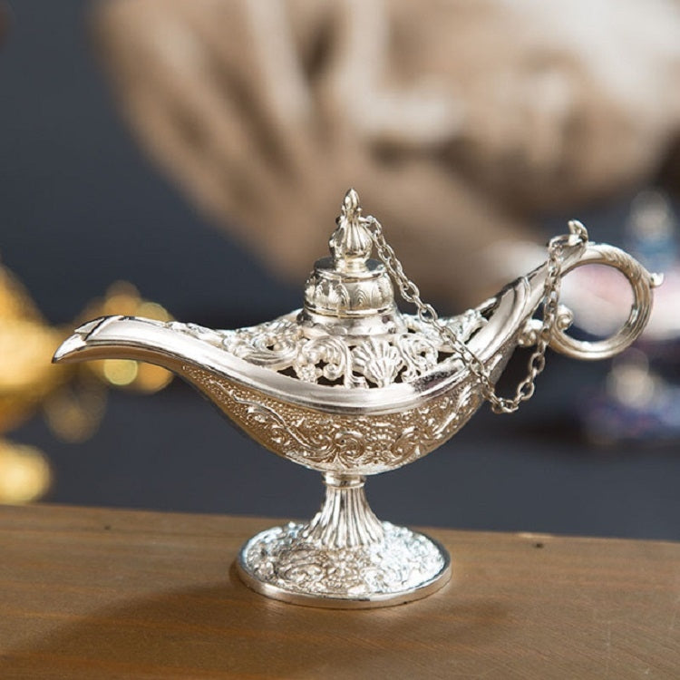 Aladdin Magic Lamp Metal Crafts Wish Lamp Aromatherapy Home Creative Decoration Gift