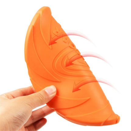 Pet toys Large Dog Flying Discs Trainning Puppy Toy Rubber Fetch Flying Disc Frisby, 15x15x2cm, 18x18x3cm