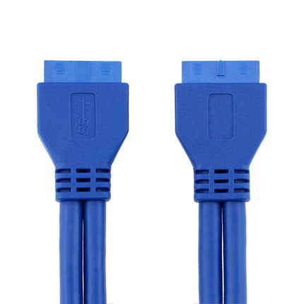 50cm USB3.0 cable motherboard 20pin cable mother-to-female extension conversion F-F