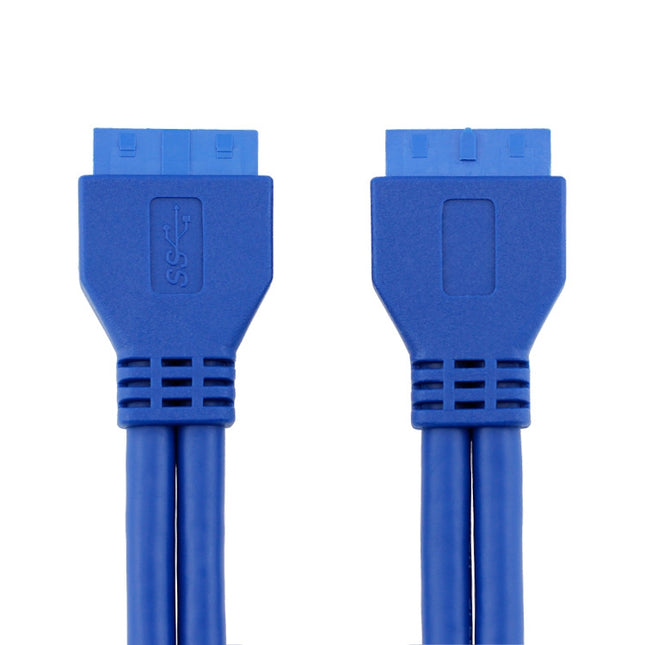 50cm USB3.0 cable motherboard 20pin cable mother-to-female extension conversion F-F