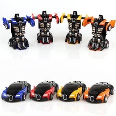One-click Transforming Toy Car Impact Deformation Toy Model Car